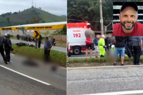 Servidor público morre em acidente na BR-459, em MG, durante volta de motorromaria a Aparecida